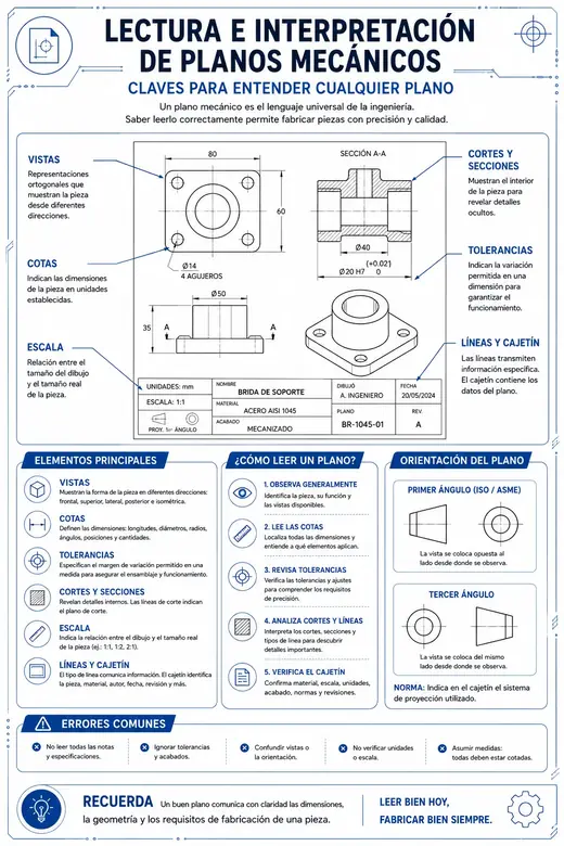 Mapa visual: Lectura de planos