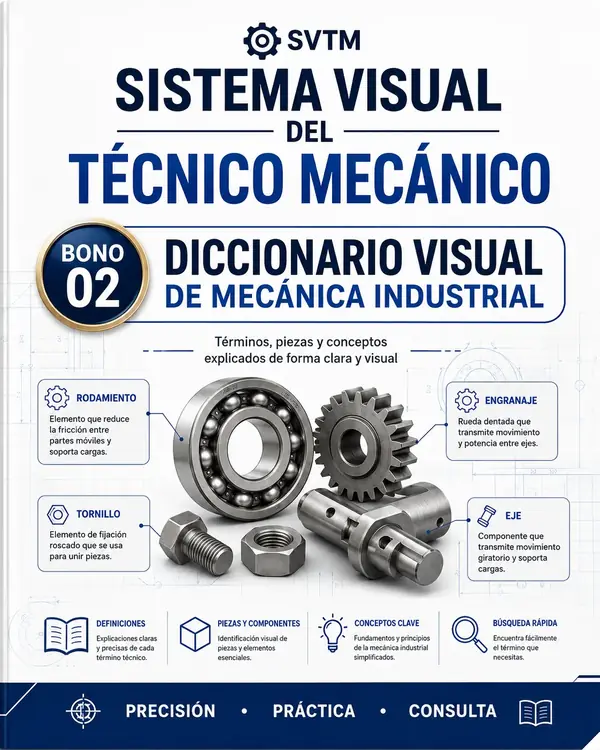 Portada del Bono 02: Diccionario Visual de Mecánica Industrial